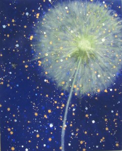 Luotain, 2010, tempera- ja akryylimaalaus kankaalle, 70x87cm