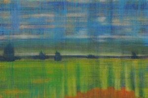 Lakeus? 2014, tempera kankaalle, 100 x 66 cm